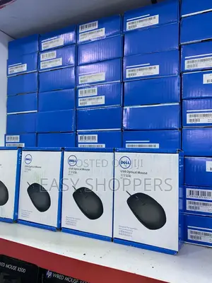 DELL USB Wired 3-Button Optical Mouse – Black