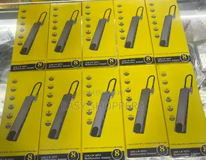 8 in 1 Type-C HUB HDMI USB Multiport Card Adapter Laptop