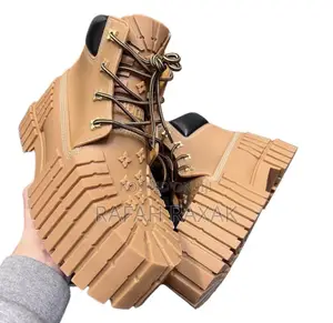 Original MSCHF X Tyga 2x4 Brown Rubber Timberland Boots