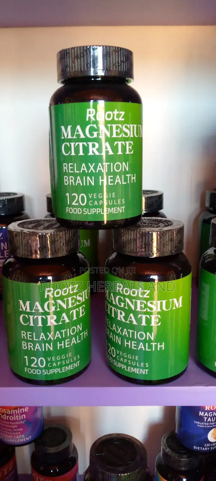 Magnesium Citrate 120 Capsules