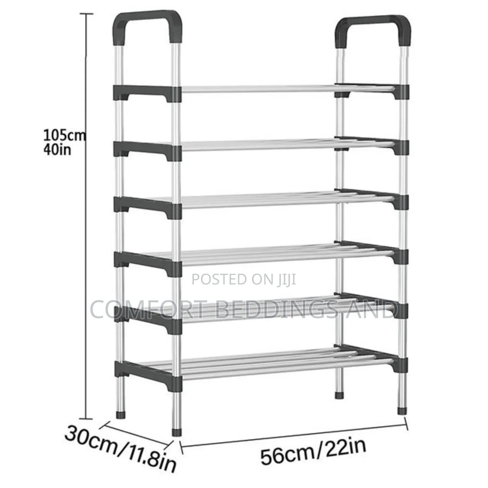 Metallic Shoe Rack Six Layers