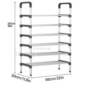 Metallic Shoe Rack Six Layers
