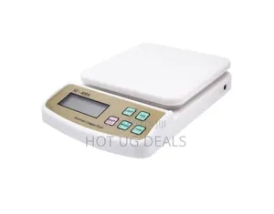 10kg Digital Kitchen Weighing Scale / Balance - White