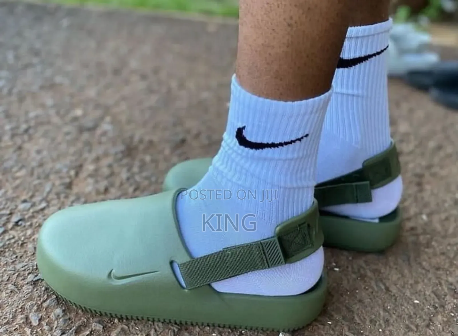 Nike Crocs. Army
