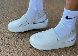 Grey Nike Mule Crocs