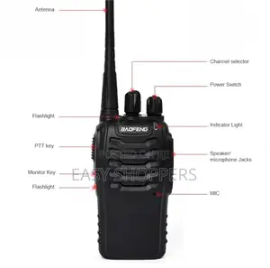 2PCS Baofeng BF-888S Walkie Talkie 16CH UHF 400-470mhz