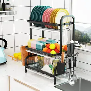 3 Layer Steel Kitchen Dish Rack