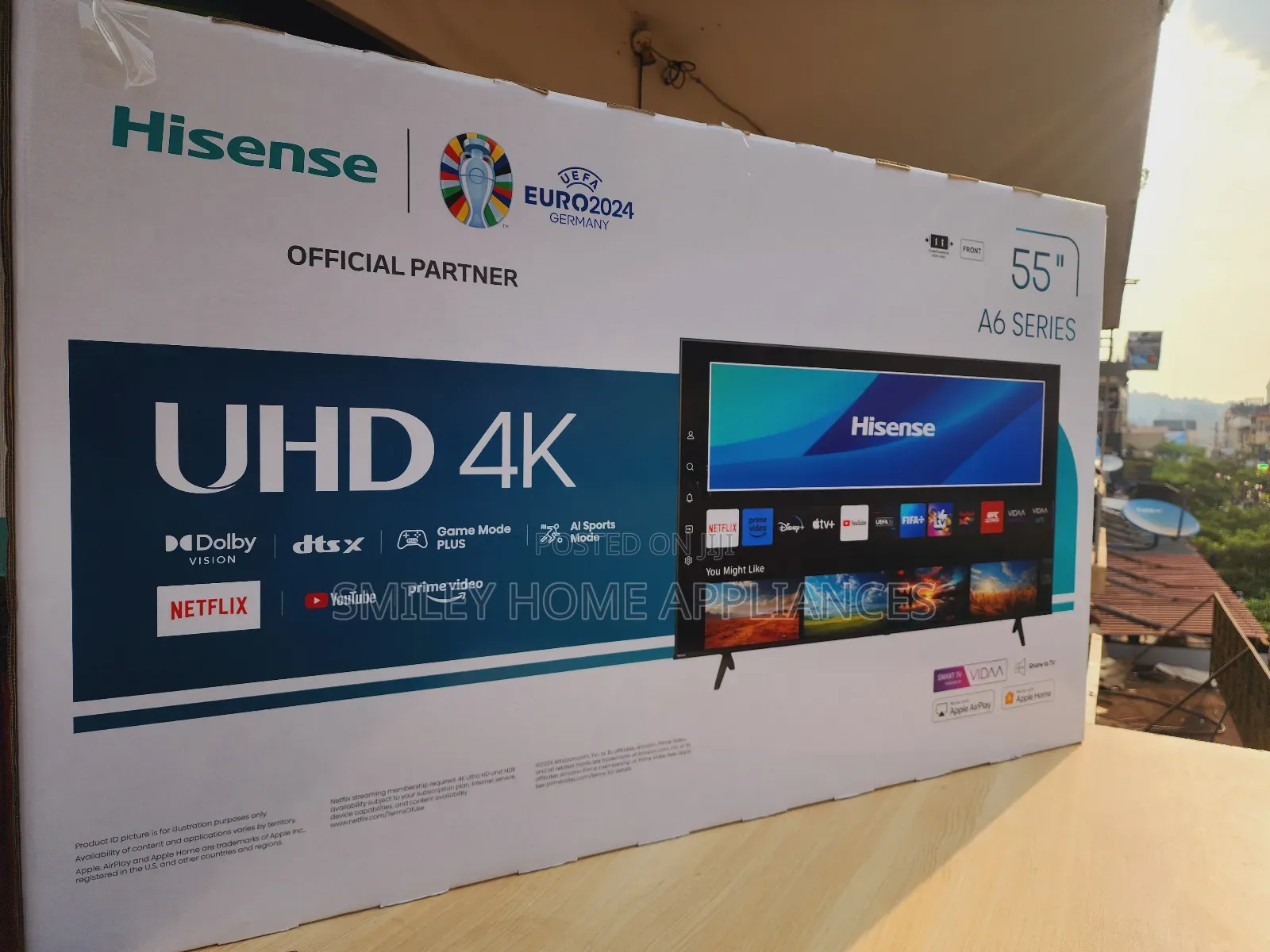 A6 Series Hisense 55inches Smart Tv