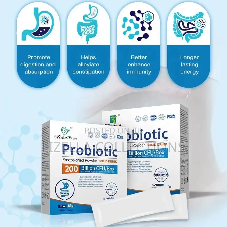 Probiotic Powder (Stop Bloating/Gas in Stomach, Constipation