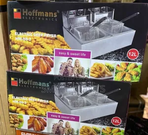 Hoffmans HM-88-2 Double Tank Electric Deep Fryer