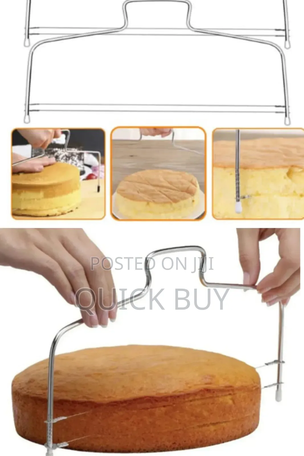 Super Quality All- In- One Cake Slicer/Leveler/Cutter
