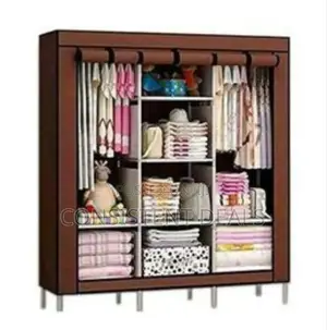 Metallic Frame Wardrobe