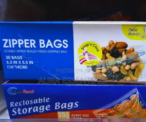 Double Zipper Sealed Fresh Keeping Bag