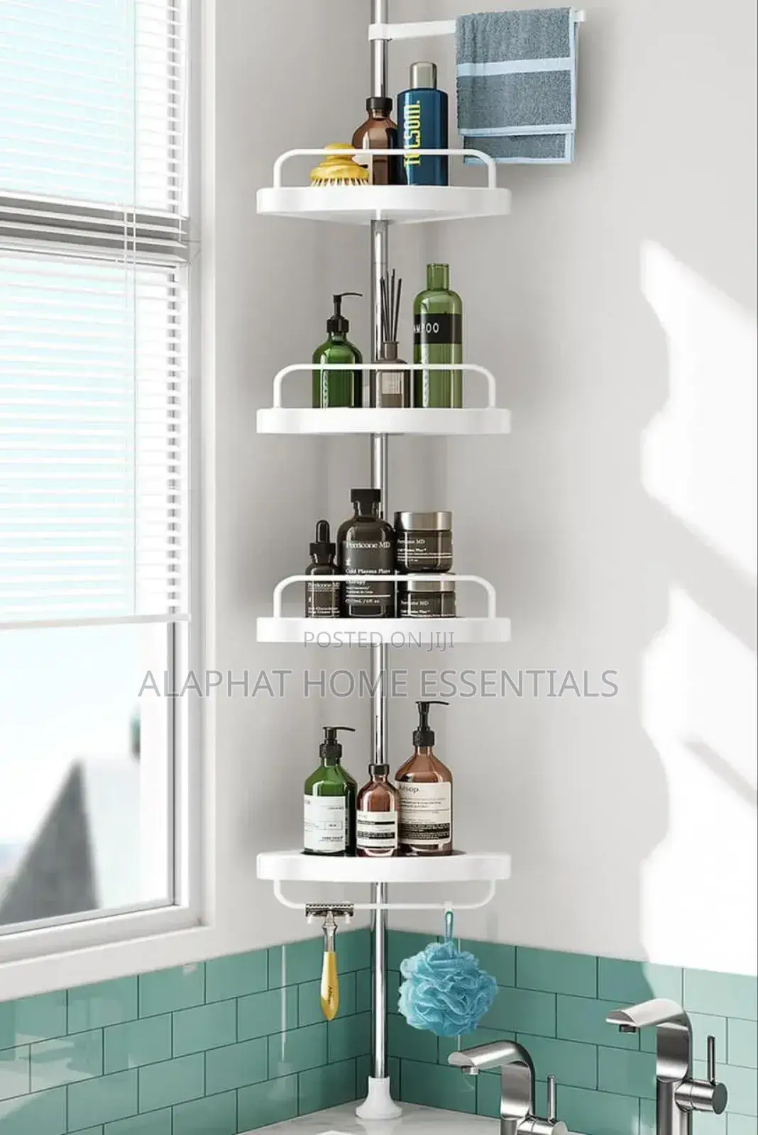 Bathroom Corner Rack