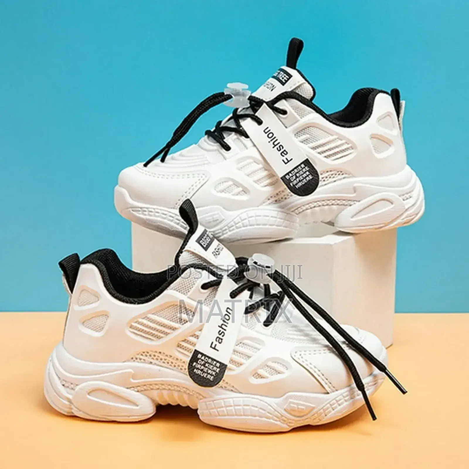 Boys Sneakers Al White
