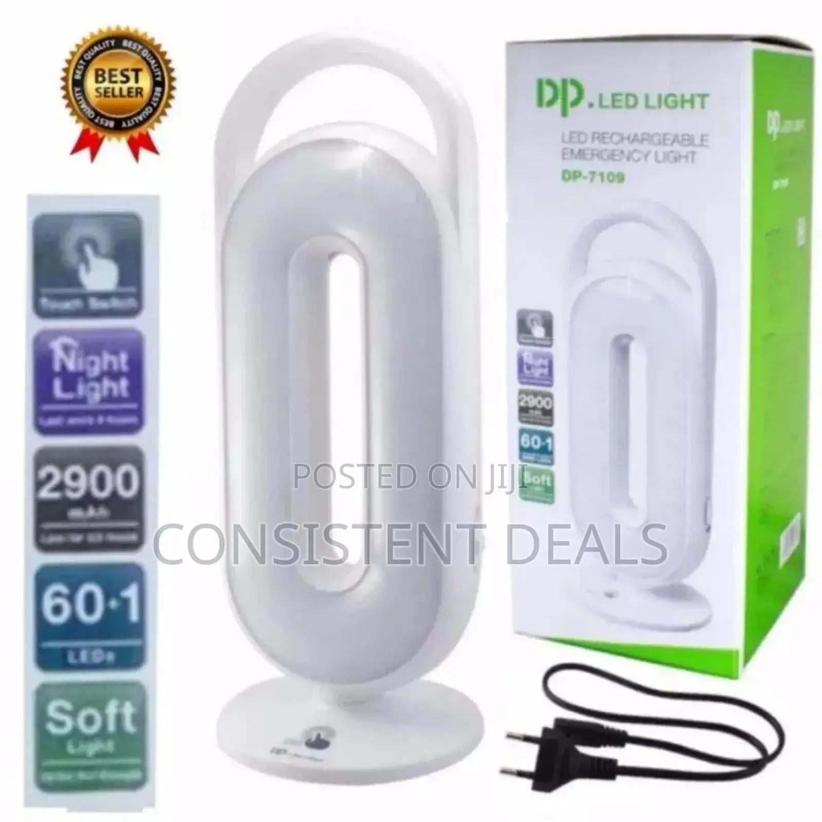 Dp Led Rechargeable Emergency Light