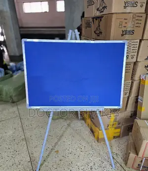 New 90cm by 60cm Notice Board With Stand