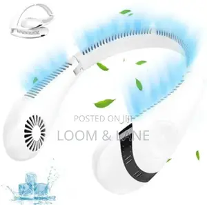 Portable Wireless Neck Fan With USB Charging