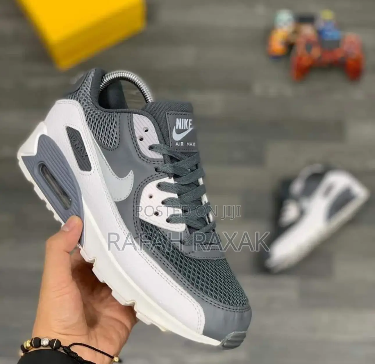 Original Mid Grey Nike Air Max 90 Running Sneakers
