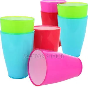 12pcs of Plastic Juice Tumbler Cups