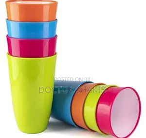 12pcs of Plastic Juice Tumbler Cups