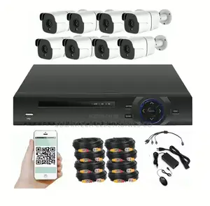 8 Channel CCTV Camera Kit (Full Color)