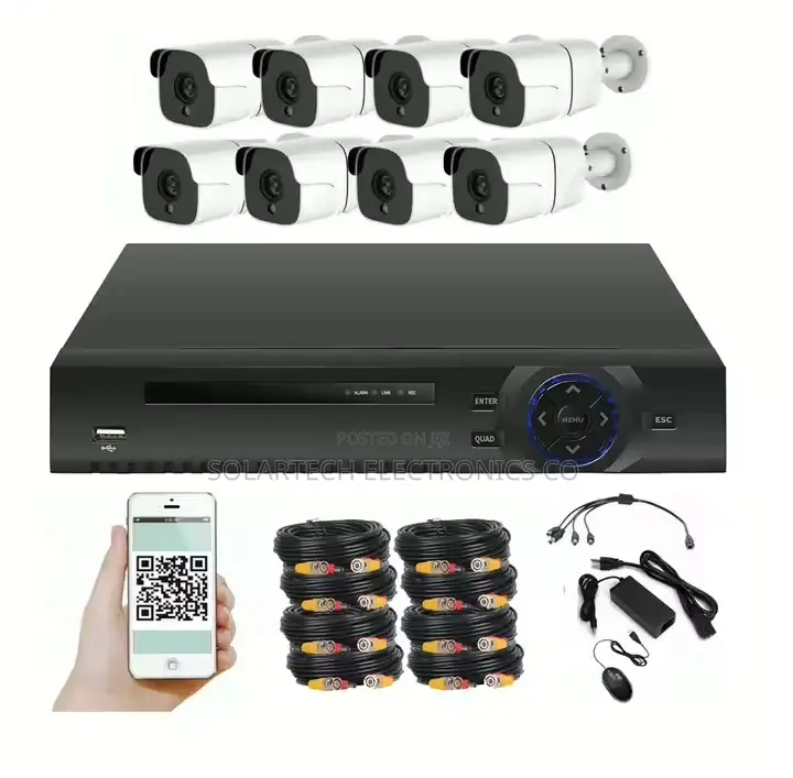 8 Channel CCTV Camera Kit (Full Color)
