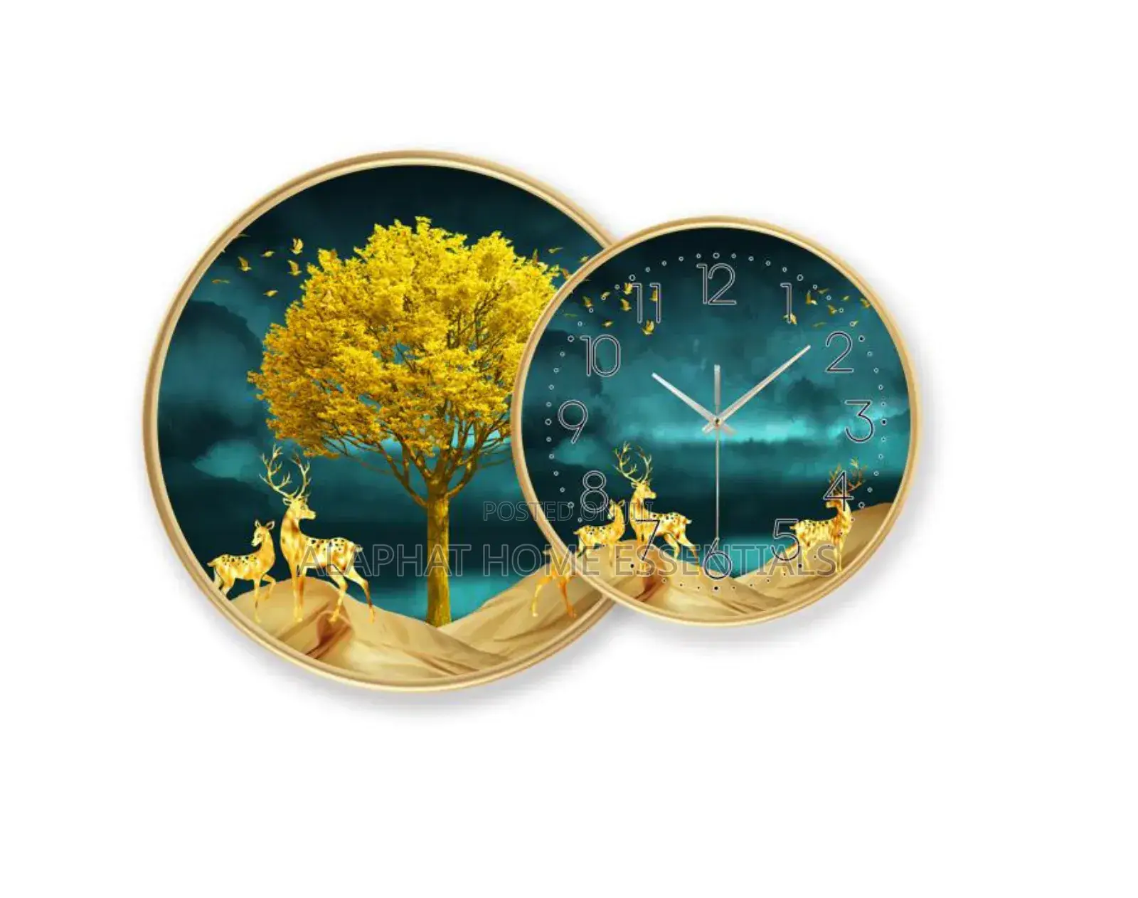 2in 1 Wall Art Clocks