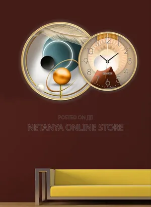 2in1 Wall Art Clocks
