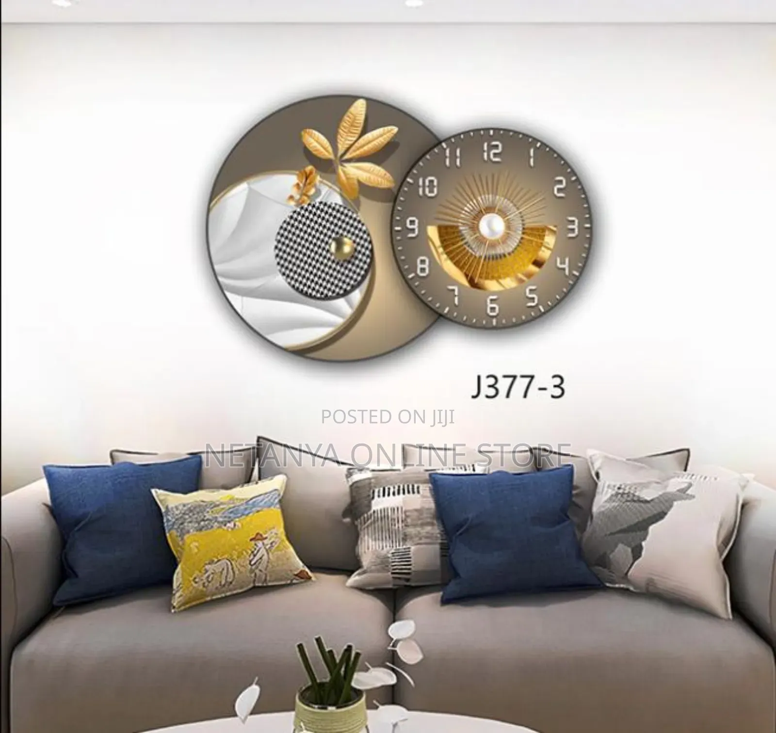2in1 Wall Art Clocks
