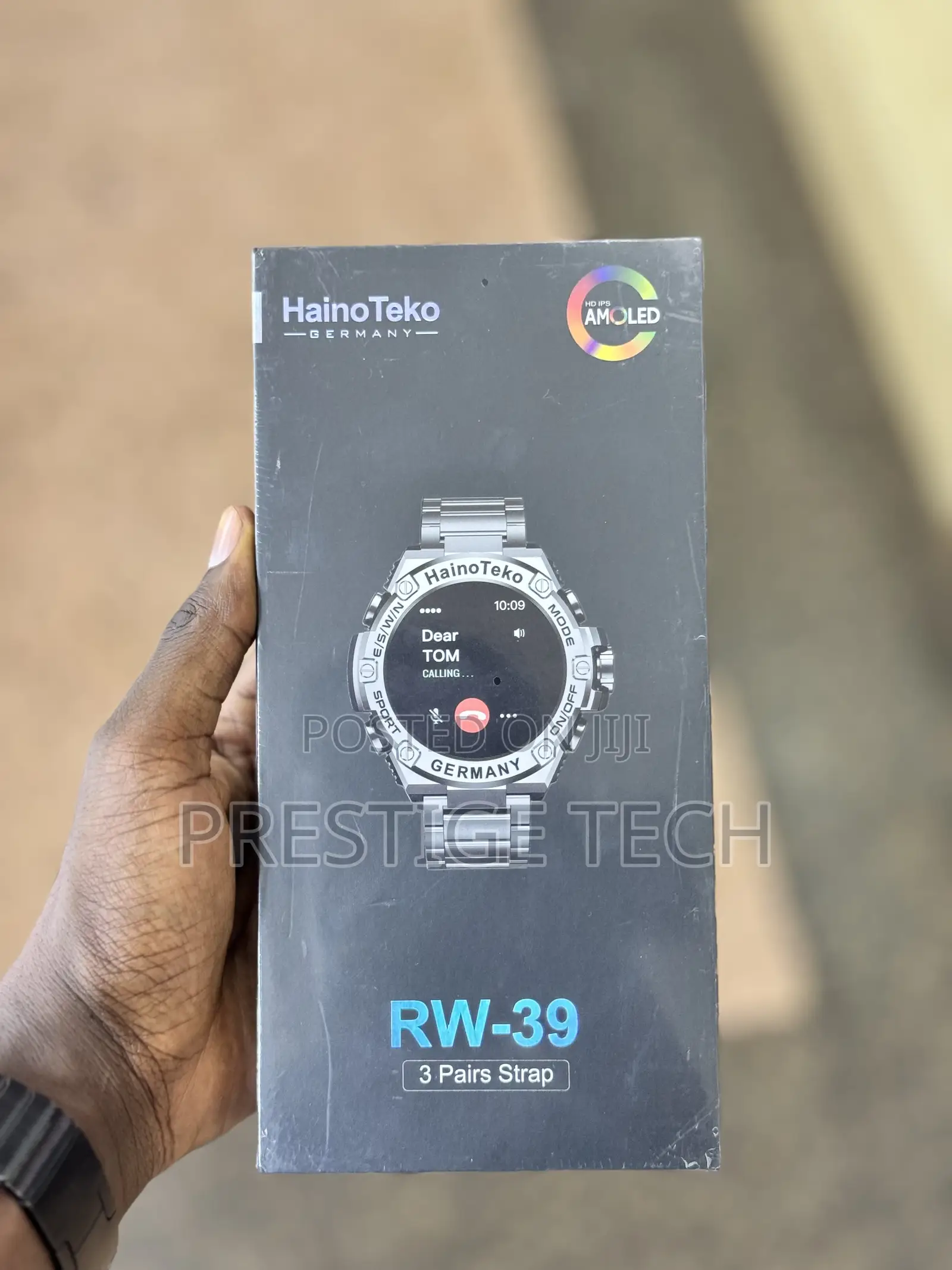 Haino Teko RW39 Smartwatch With Amoled Display 3 Straps