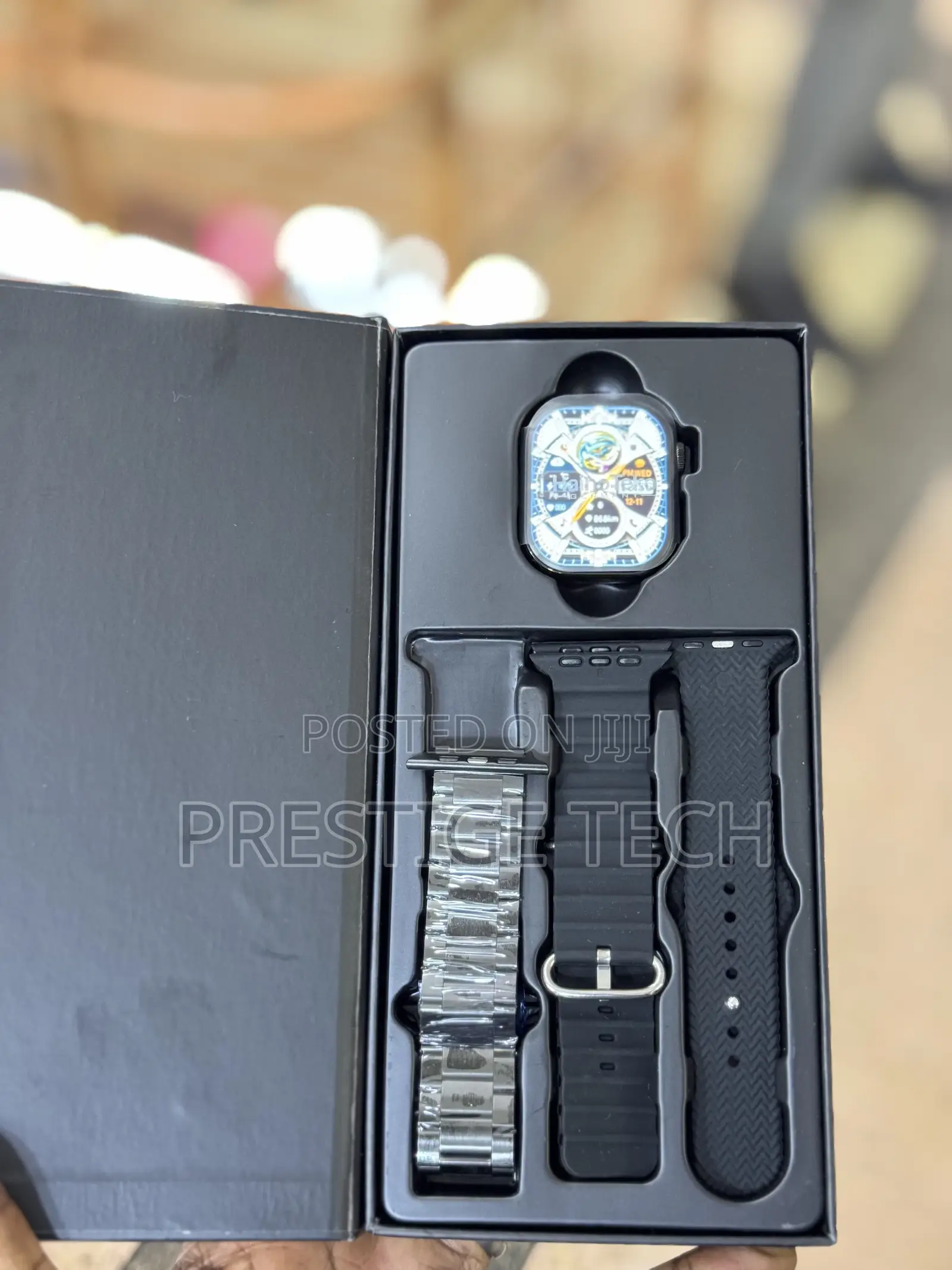Haino Teko SQ9 Amoled Smartwatch With 3 Straps