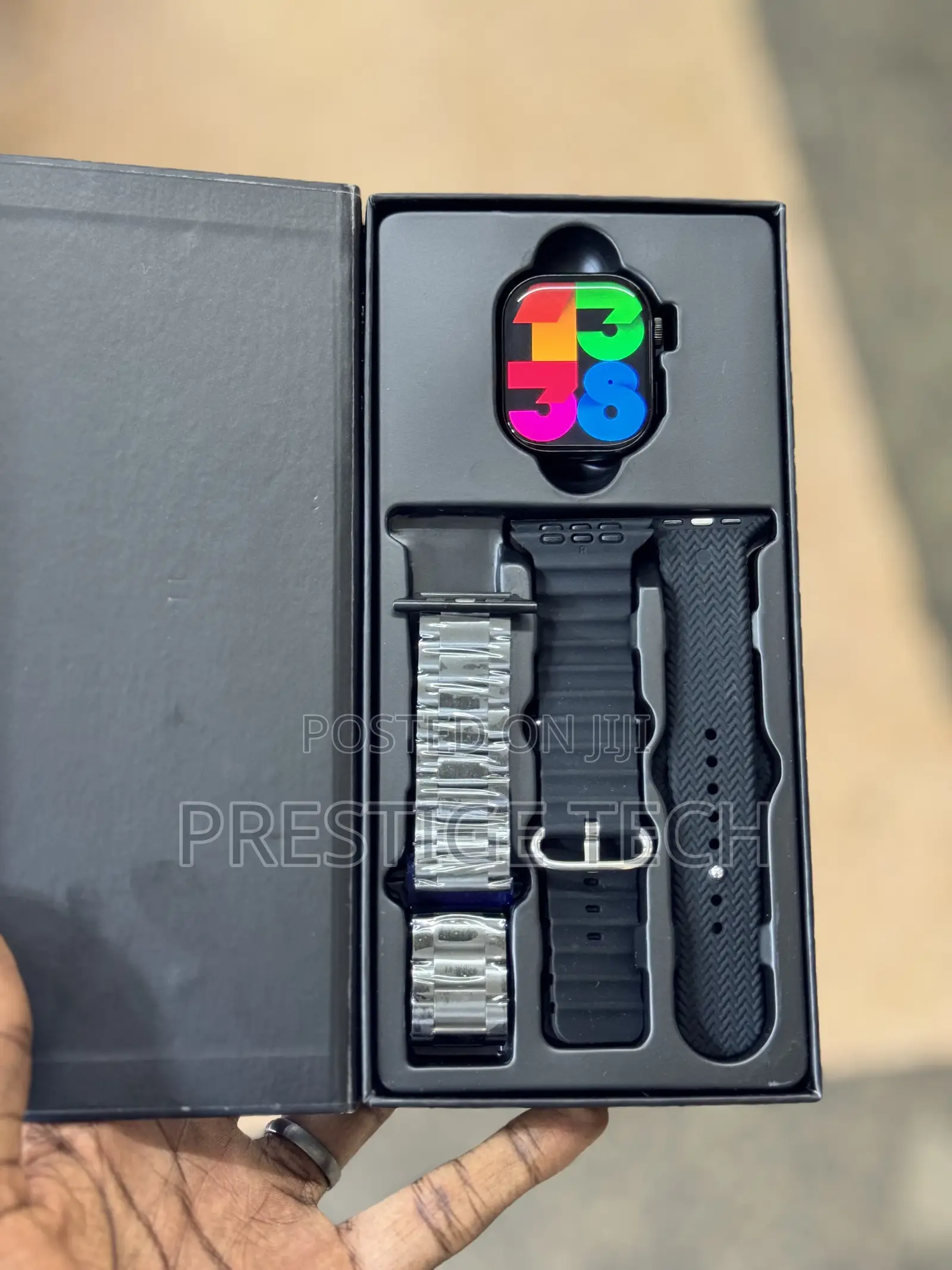 Haino Teko SQ9 Amoled Smartwatch With 3 Straps