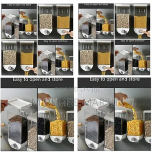 3 PCS Mounted Food Storage Containers
