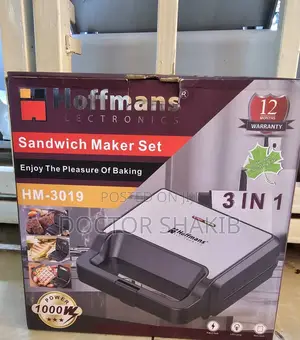 Hoffmans New Electronic Sandwich Maker Set
