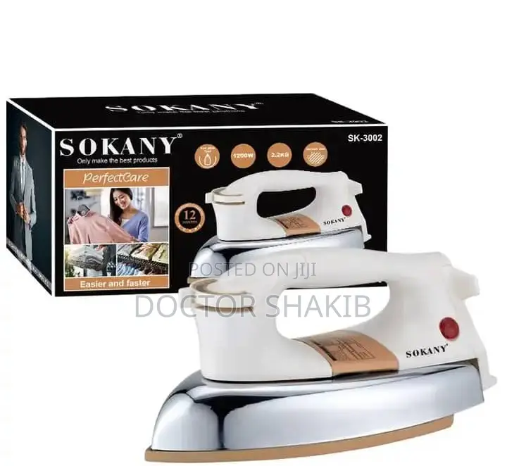 New Sokany Sk 3002 Commercial Dry Iron