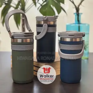 550ml Travel Mug Tumbler With Straw Lid