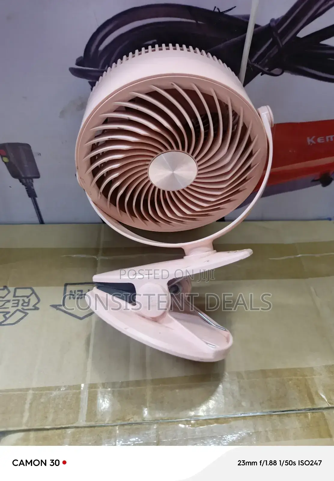 Table Clamp Portable Air Fan