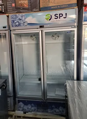SPJ 900litres Double Door Display Chillers/Refrigerators.