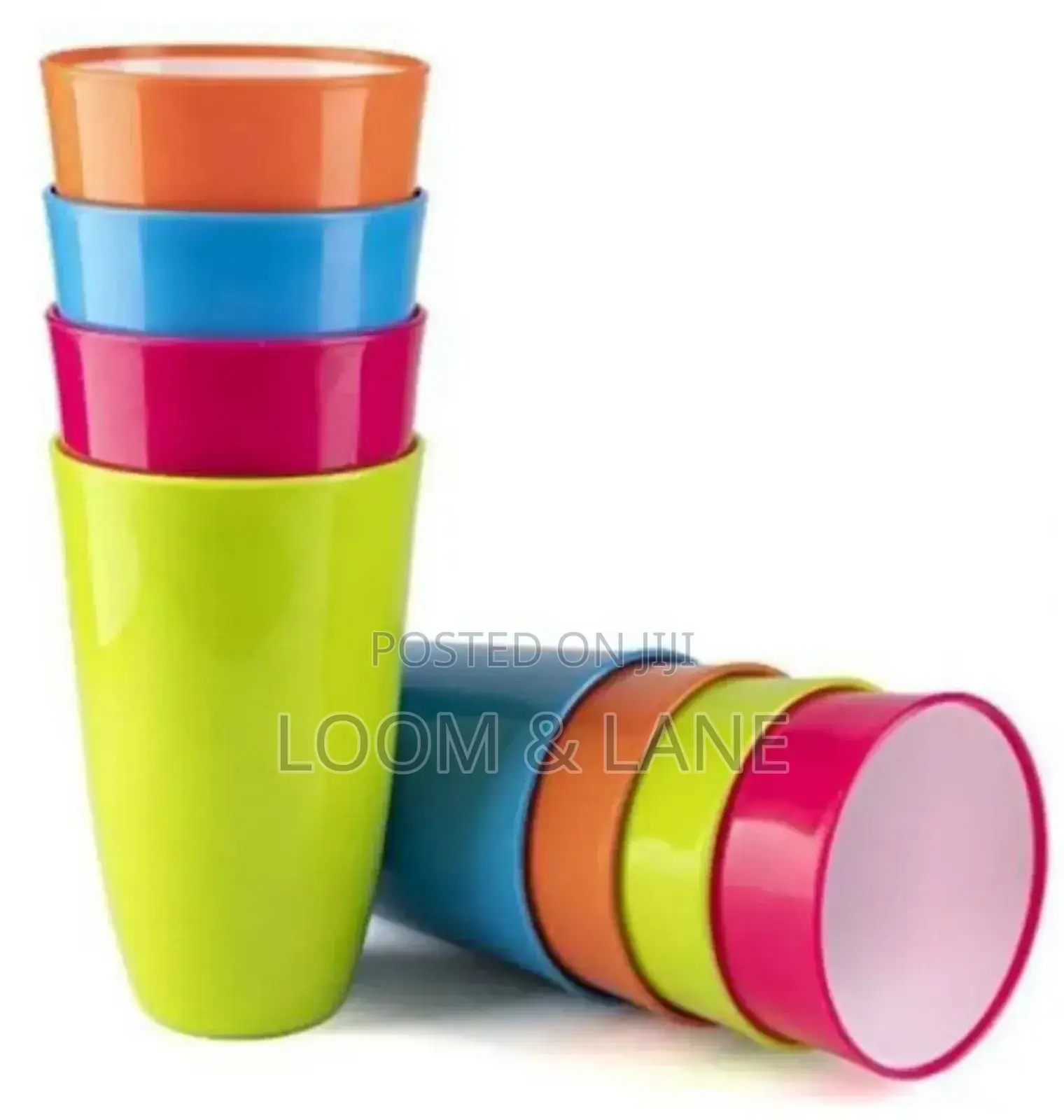12pcs Plastic Juice Tumbler Cups