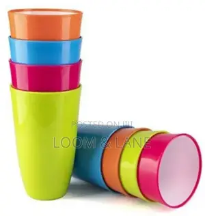 12pcs Plastic Juice Tumbler Cups