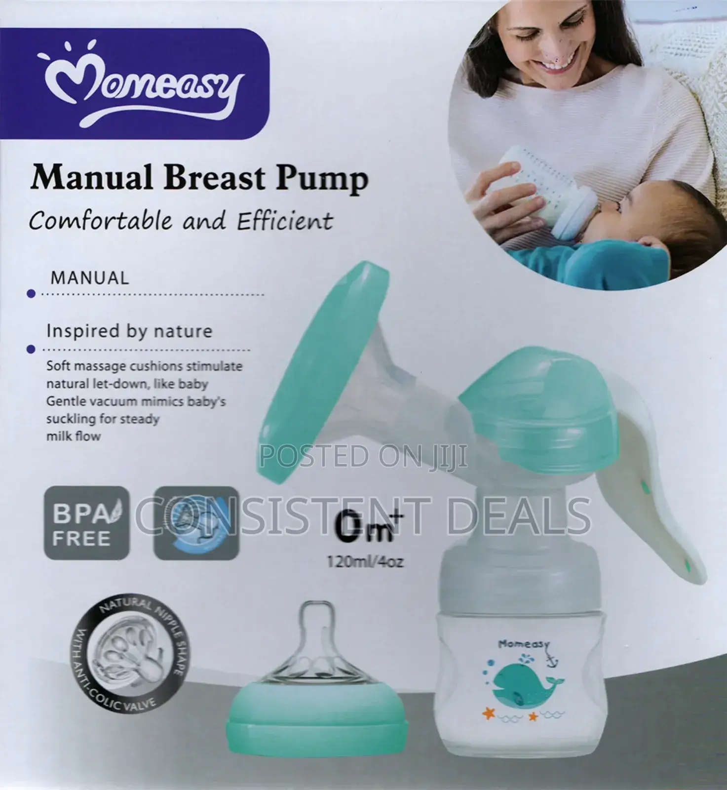 Momeasy Manual Breast Pump