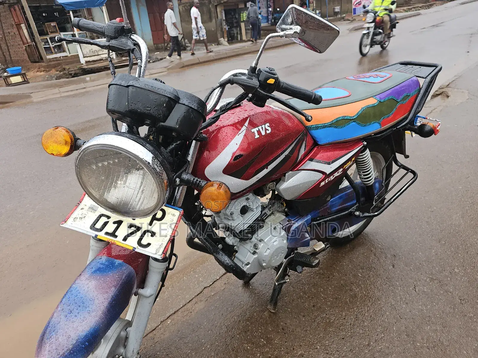 TVS HLX 125 2023 Red