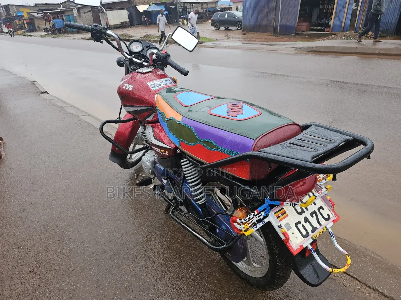 TVS HLX 125 2023 Red