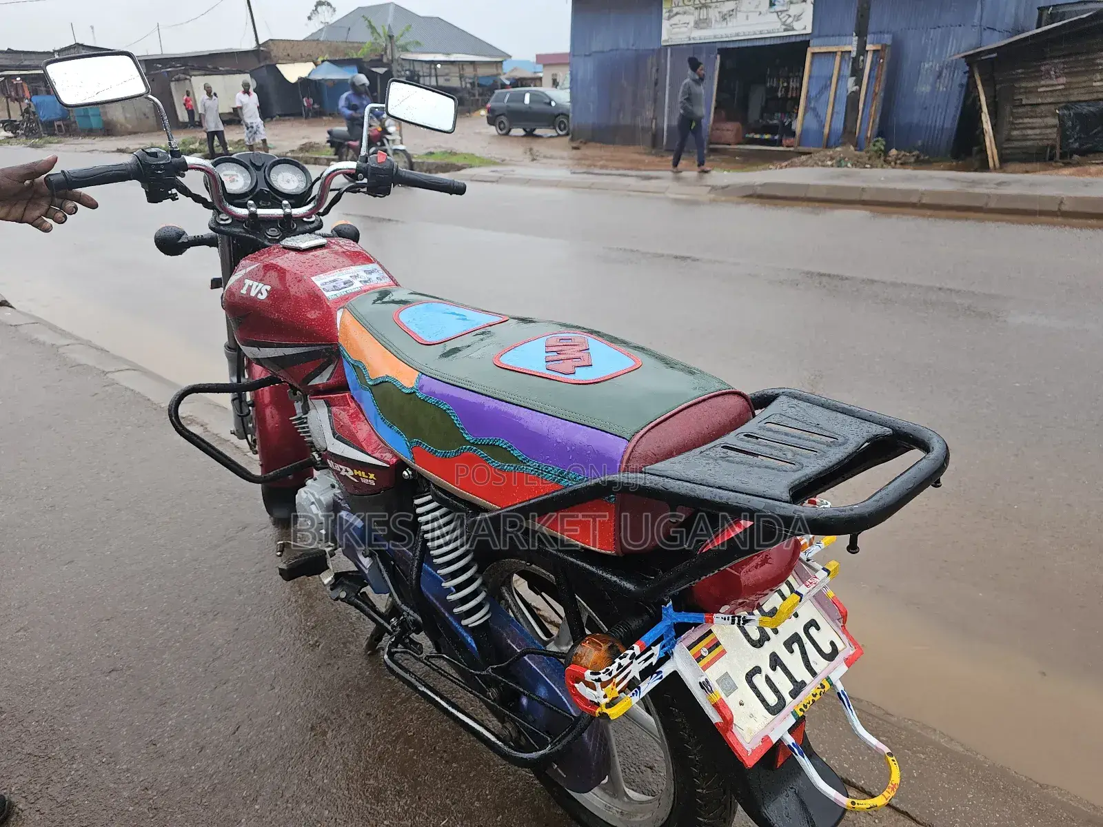 TVS HLX 125 2023 Red