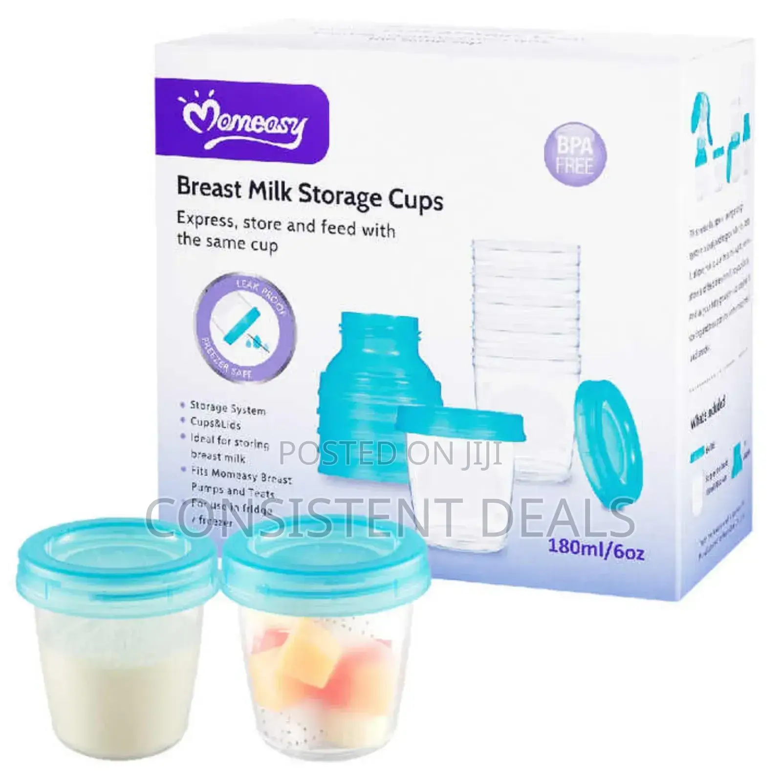 Momeasy Breast Milk Storage Cups
