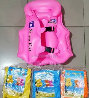 Deluxe Inflatable Swim Vest Life Jacket for Kids