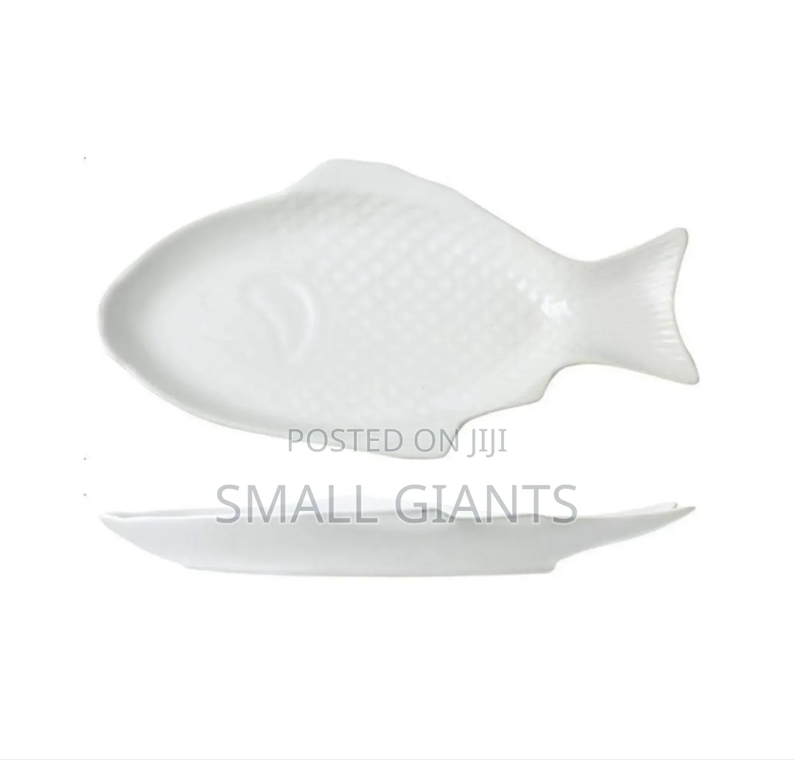 11 Inch Steak, Fish Plate Tray Dinner Platter, Bowl- White