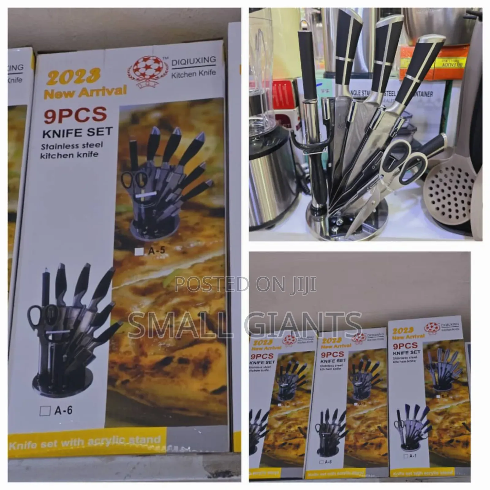 Knife Sets 9pcs With Acrylic Stand
