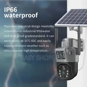 Solar CCTV Wireless Camera Double Lens Outdoor Waterproof